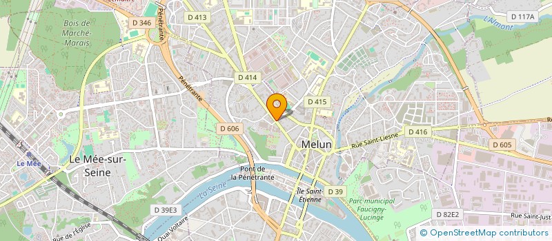 localisation de l'entreprise M.U 77- MEDECINS D'URGENCE 24H-24 à MELUN