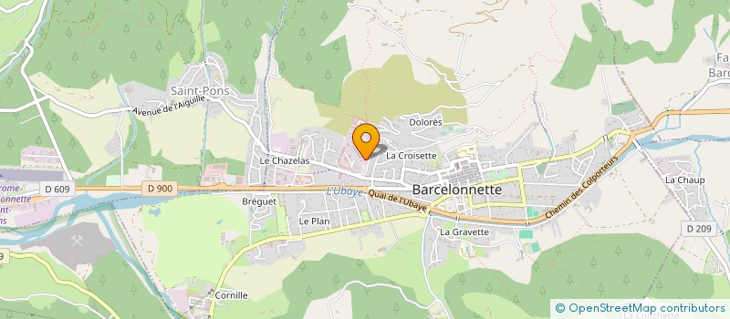 localisation de l'entreprise M-U à BARCELONNETTE