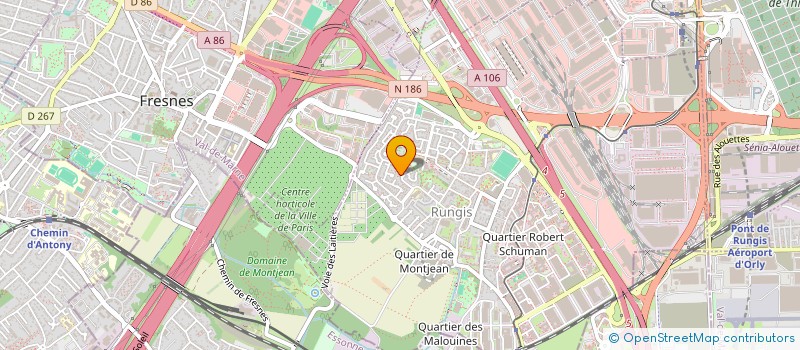 localisation de l'entreprise M&U  RUNGIS