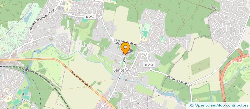 localisation de l'entreprise M.U.P.A. FINANCES  SANTENY