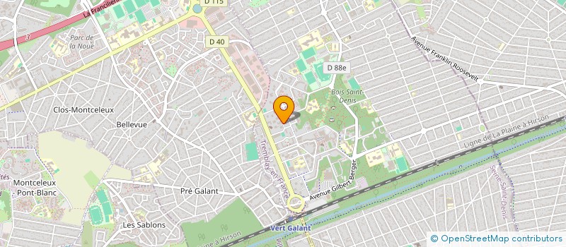 localisation de l'entreprise M.U.R. MEDIATION URBAINE RAPIDE à TREMBLAY-EN-FRANCE