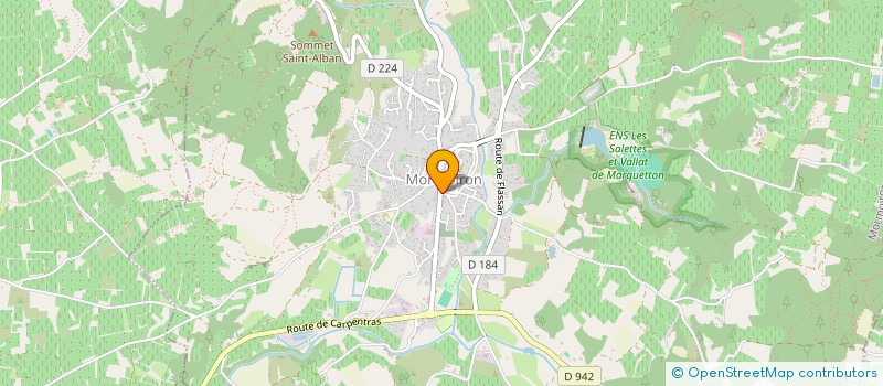 localisation de l'entreprise M V 1897  MORMOIRON