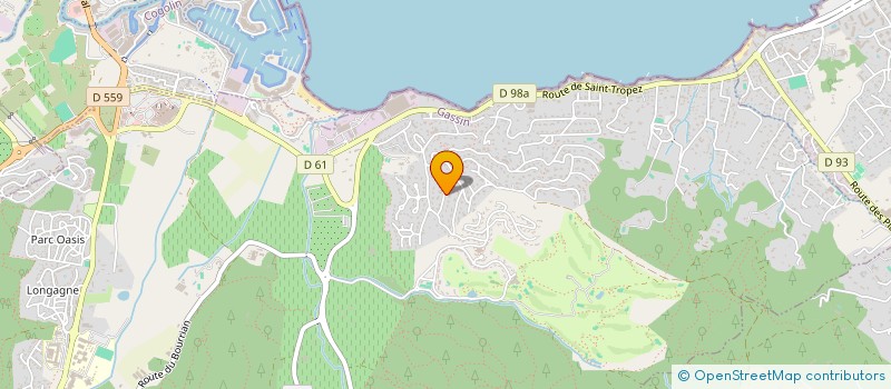 localisation de l'entreprise M.V.  GASSIN