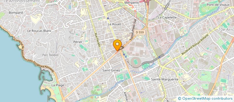 localisation de l'entreprise M.V. à MARSEILLE