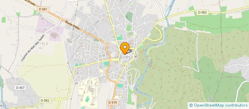 localisation de l'entreprise M V à UZES