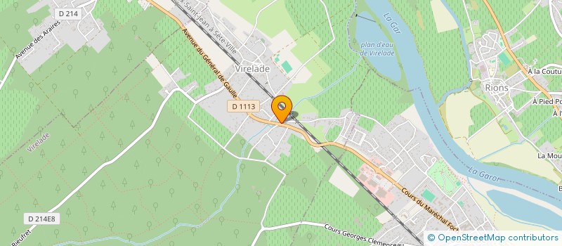 localisation de l'entreprise M.V.  VIRELADE