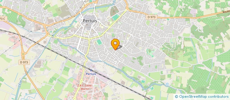 localisation de l'entreprise M.V.A.J  PERTUIS