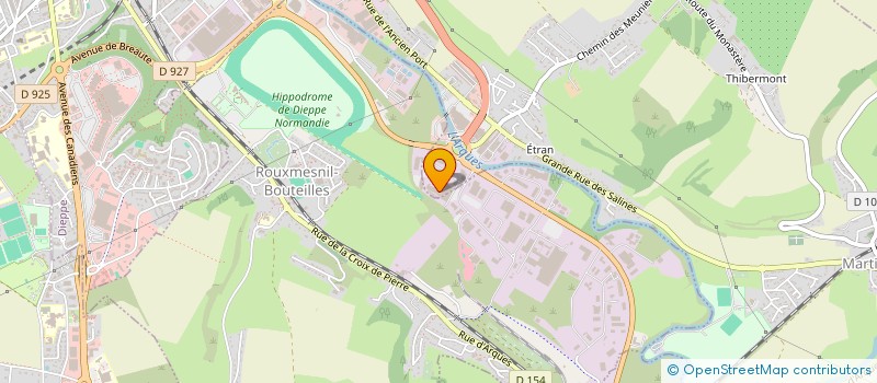 localisation de l'entreprise M.V.AUTOMOBILES à ROUXMESNIL-BOUTEILLES