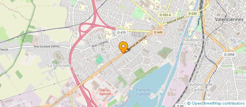 localisation de l'entreprise M.V.C.G. DU HAINAUT (GROUPE DE COLLECTIONNEURS DE VEHICULES MILITAIRES DU HAINAUT)HICULES MILITAIRES DU HAINAUT  VALENCIENNES