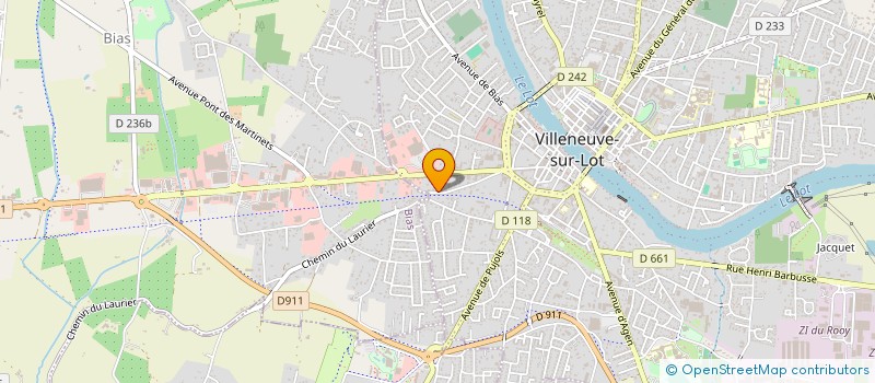 localisation de l'entreprise M.V.C.G. MIDI PYRENEES  VILLENEUVE-SUR-LOT