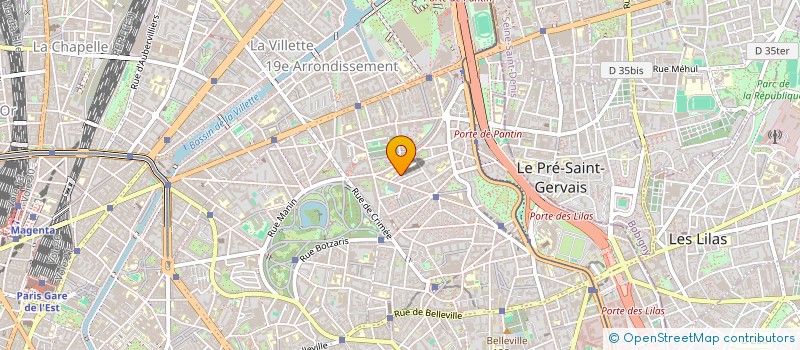 localisation de l'entreprise M & V CONSULTING  PARIS