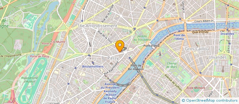 localisation de l'entreprise M V CUIR  PARIS