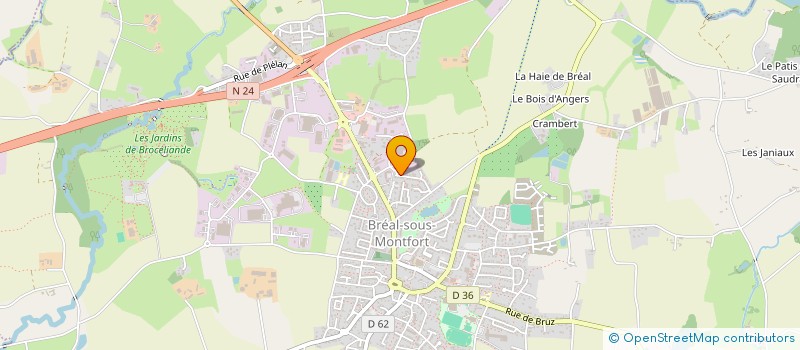 localisation de l'entreprise M.V CUISINES ET AGENCEMENT à BREAL-SOUS-MONTFORT