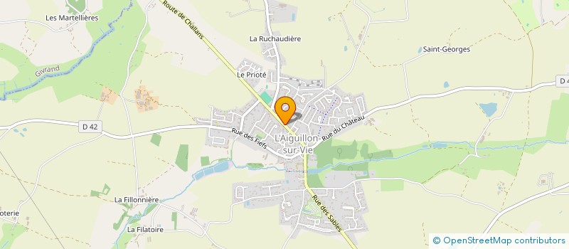 localisation de l'entreprise M.V.F.  SAINT-REVEREND