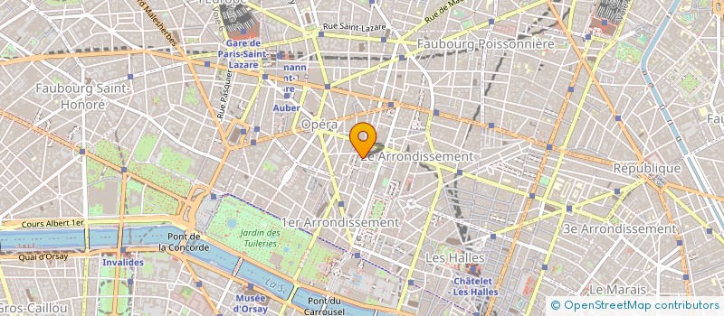 localisation de l'entreprise M.V.G. FASHION à PARIS