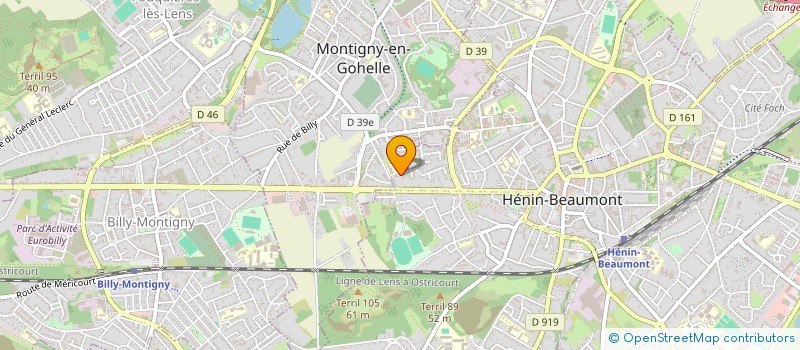 localisation de l'entreprise M V G V à HENIN-BEAUMONT