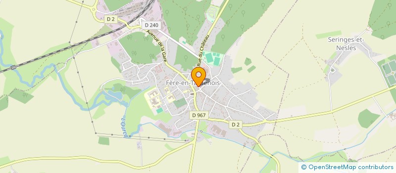 localisation de l'entreprise M.V IMMO à FERE-EN-TARDENOIS