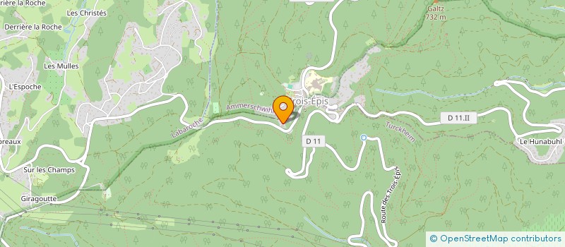 localisation de l'entreprise M & V IMMOBILIER  KAYSERSBERG VIGNOBLE