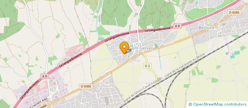 localisation de l'entreprise M.V.K.S.  SAINT-GERVASY