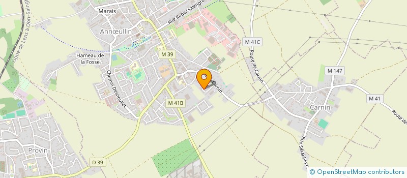 localisation de l'entreprise M.V.L.N. FOCH  ANNULLIN