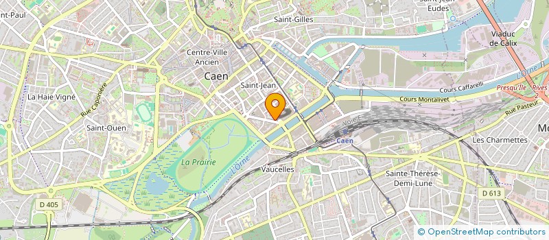 localisation de l'entreprise M V M F  CAEN