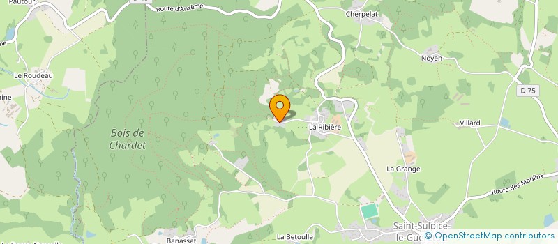 localisation de l'entreprise M-V MENUISERIE  SAINT-SULPICE-LE-GUERETOIS