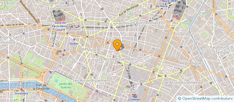 localisation de l'entreprise M.V.NETTOYAGE à PARIS