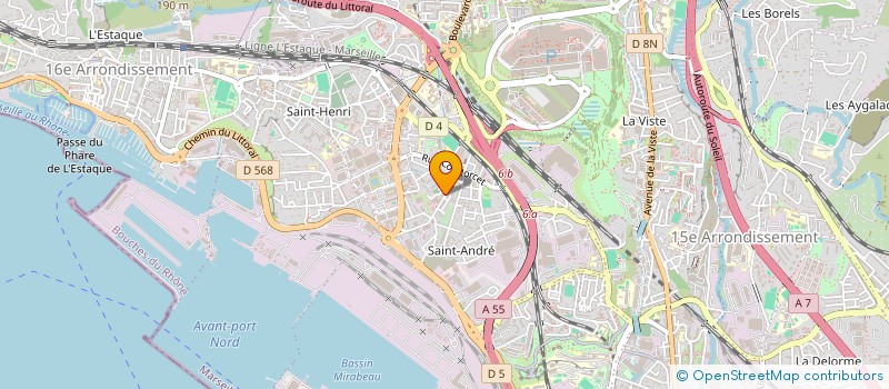 localisation de l'entreprise M V O à MARSEILLE