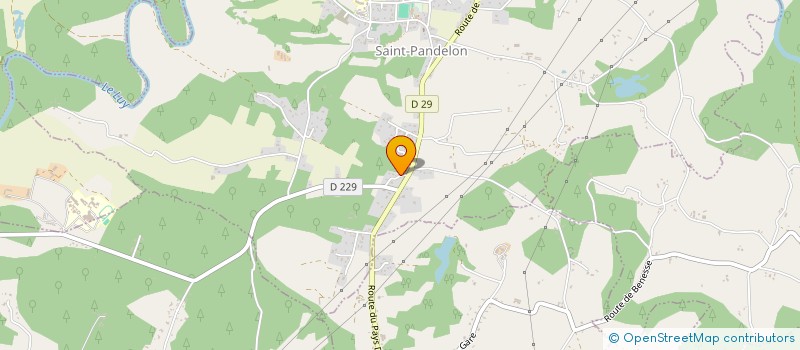 localisation de l'entreprise M.V.P  SAINT-PANDELON