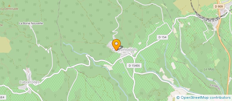 localisation de l'entreprise M.V.P. CONSEILS  CAUSSINIOJOULS