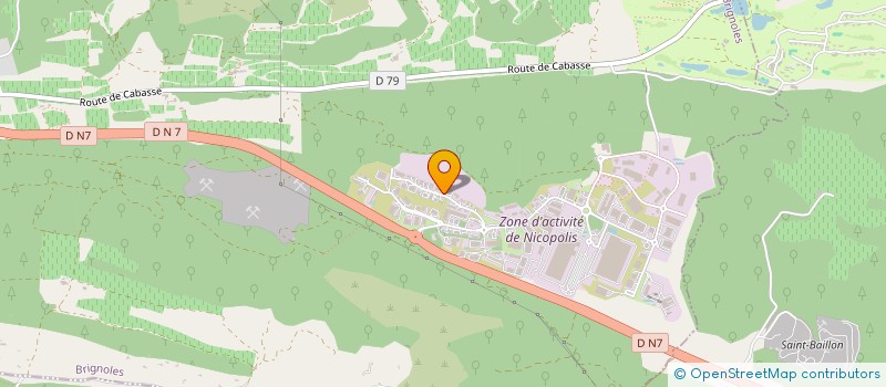 localisation de l'entreprise M V P FRANCE à BRIGNOLES