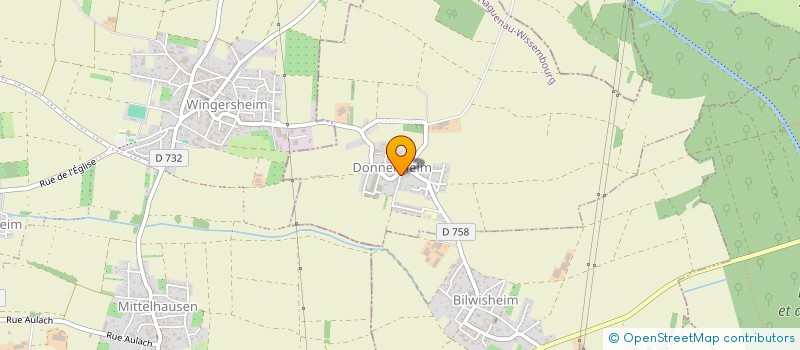 localisation de l'entreprise M.V.P.P.  DONNENHEIM