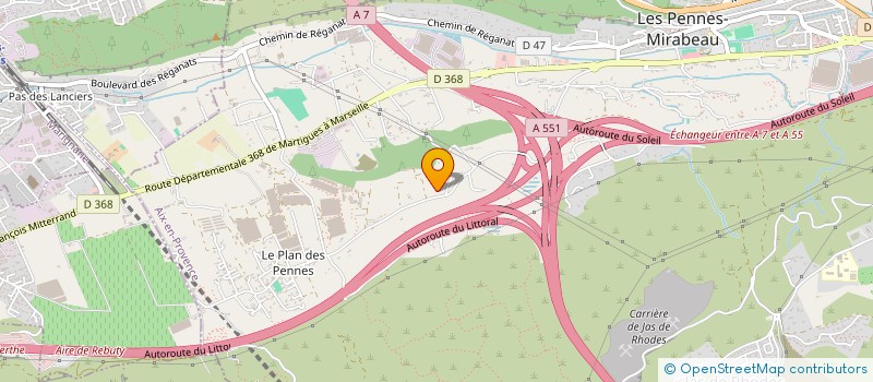 localisation de l'entreprise M-V PATRIMOINE à LES PENNES-MIRABEAU