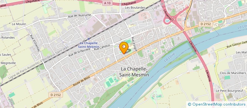 localisation de l'entreprise M'V PROD à LA CHAPELLE-SAINT-MESMIN