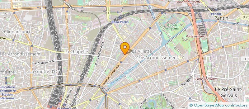 localisation de l'entreprise M.V.PROPRETE & MULTISERVICES  PARIS