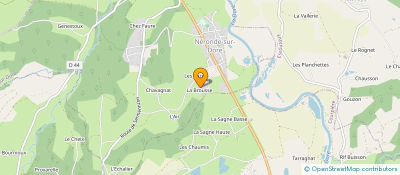 localisation de l'entreprise M V R HOLDING  NERONDE-SUR-DORE