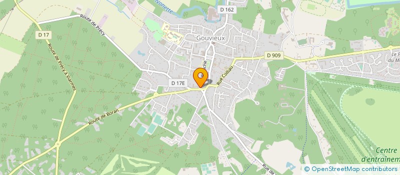 localisation de l'entreprise M V S à GOUVIEUX