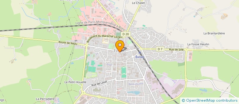 localisation de l'entreprise M.V TRANSACTIONS  EVRON