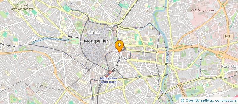 localisation de l'entreprise M & VESTIA 1 à MONTPELLIER
