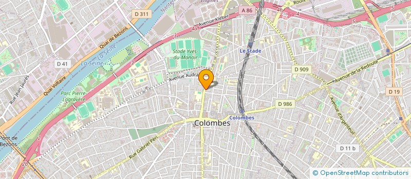 localisation de l'entreprise M. VICENTE  COLOMBES