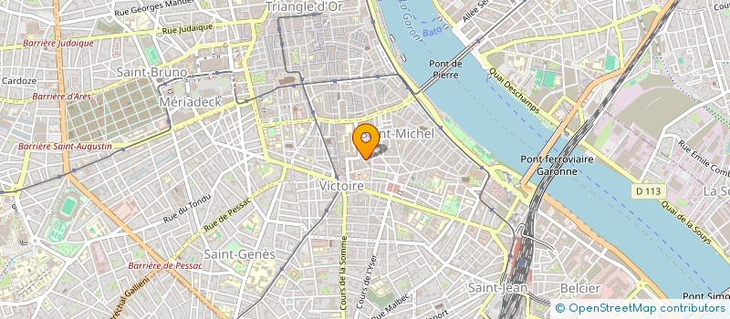 localisation de l'entreprise M. VIGIER ALEXANDRE ET MME BORDAS CAROLINE  BORDEAUX