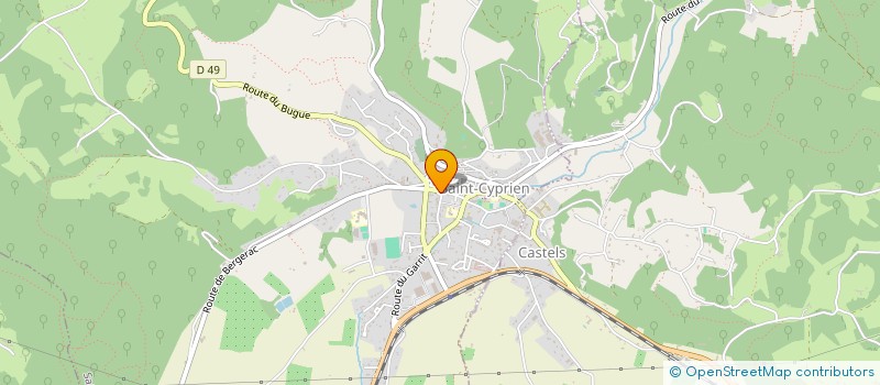 localisation de l'entreprise M & VOUS à SAINT-CYPRIEN