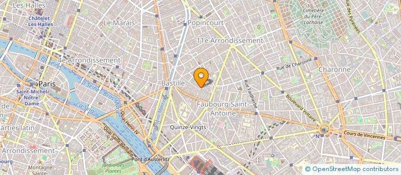 localisation de l'entreprise M.W  PARIS