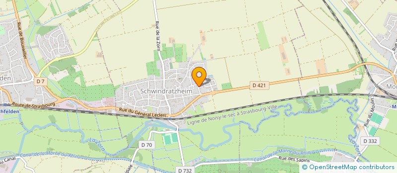 localisation de l'entreprise M W  GOUGENHEIM