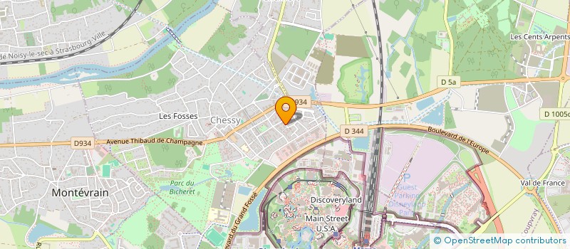 localisation de l'entreprise M&W  CHESSY