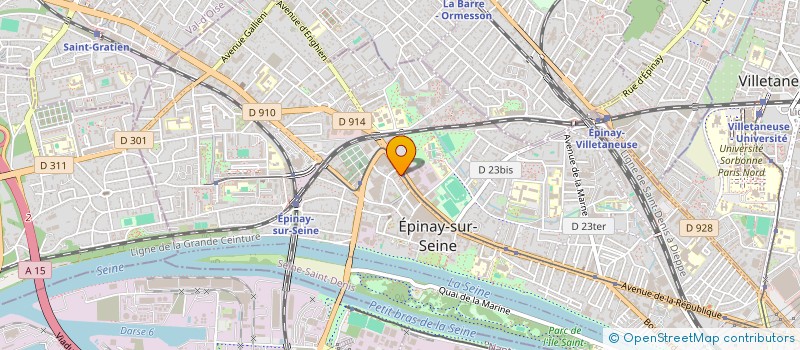 localisation de l'entreprise M.W COMPANY à EPINAY-SUR-SEINE
