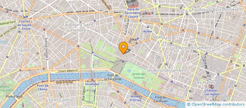 localisation de l'entreprise M W GESTION SA  PARIS