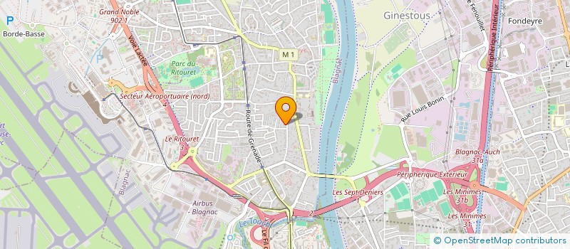 localisation de l'entreprise M&W'S HOLDING  BLAGNAC