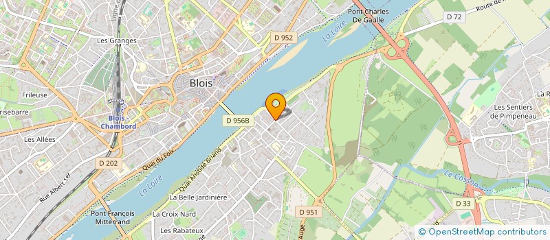 localisation de l'entreprise M & W TEAM à BLOIS