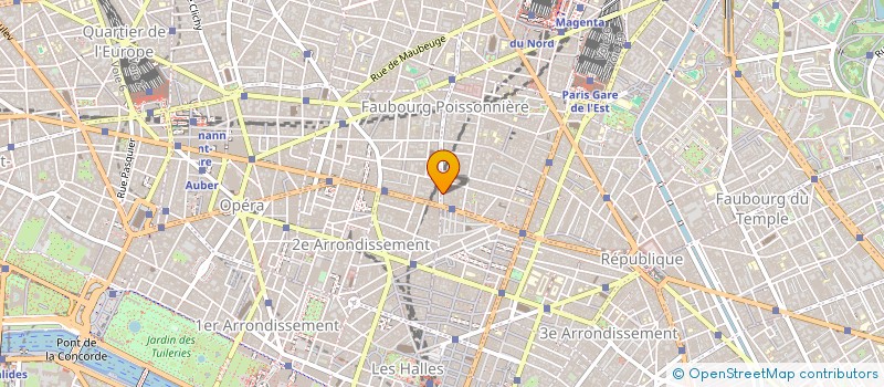 localisation de l'entreprise M WEB MARKETING  PARIS